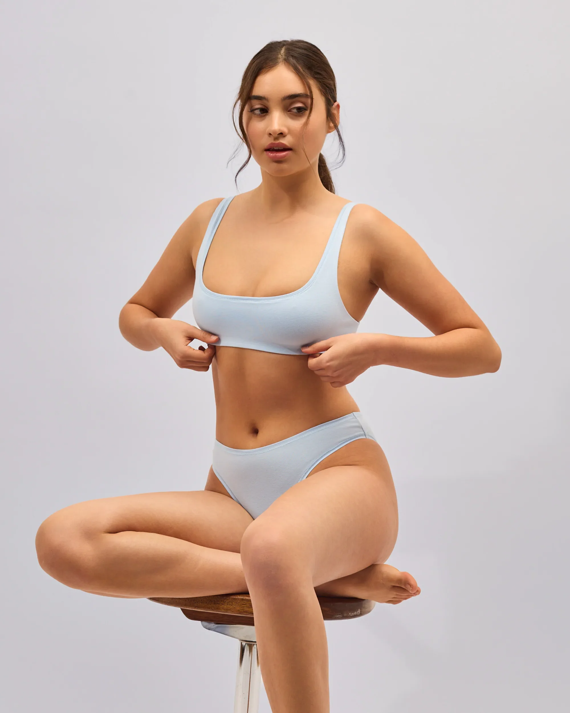 Culotte Coton - Baby Blue - Image 5