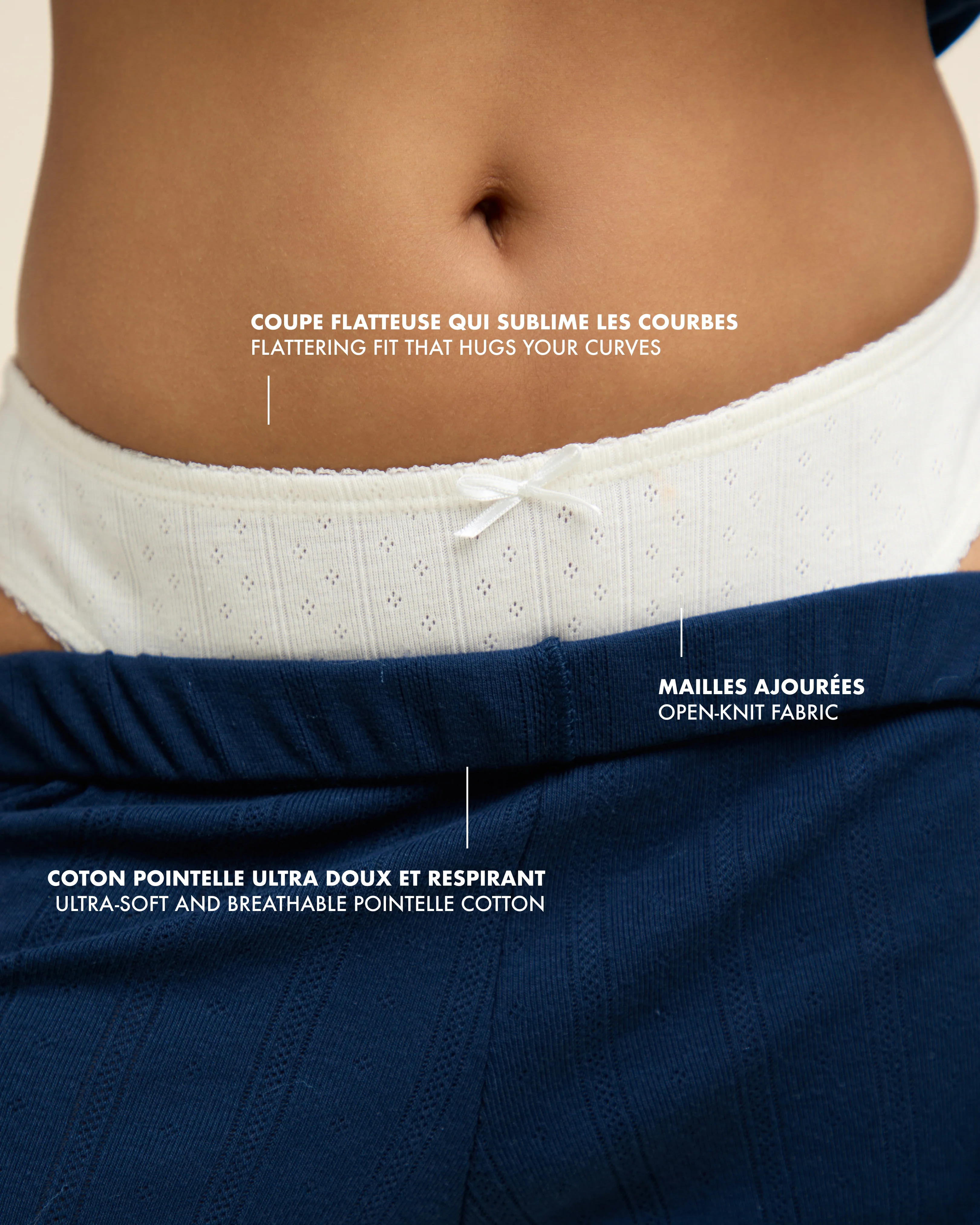 Culotte Pointelle - Écru - Image 6