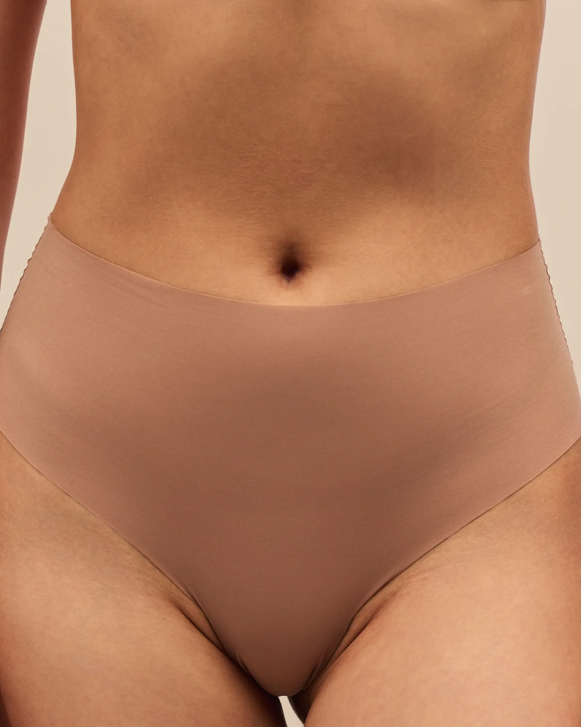 Culotte Taille Haute Sans Couture The Lift - Nude - Image 2