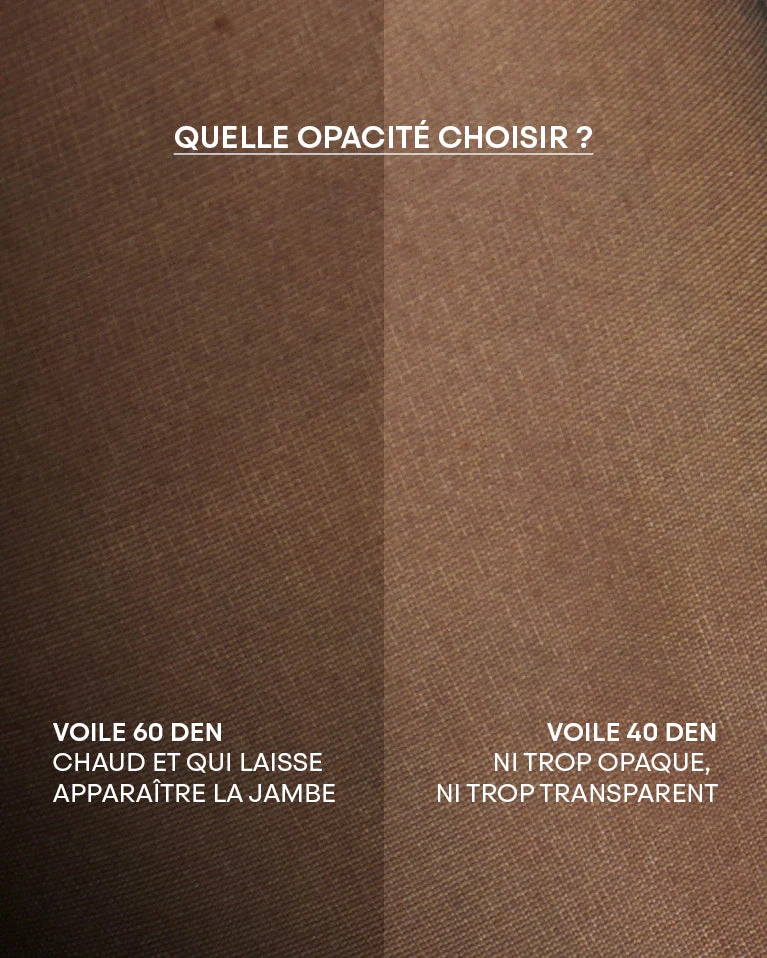 Le Collant Parfait - Shorty Confort - Dark 40D - Image 7