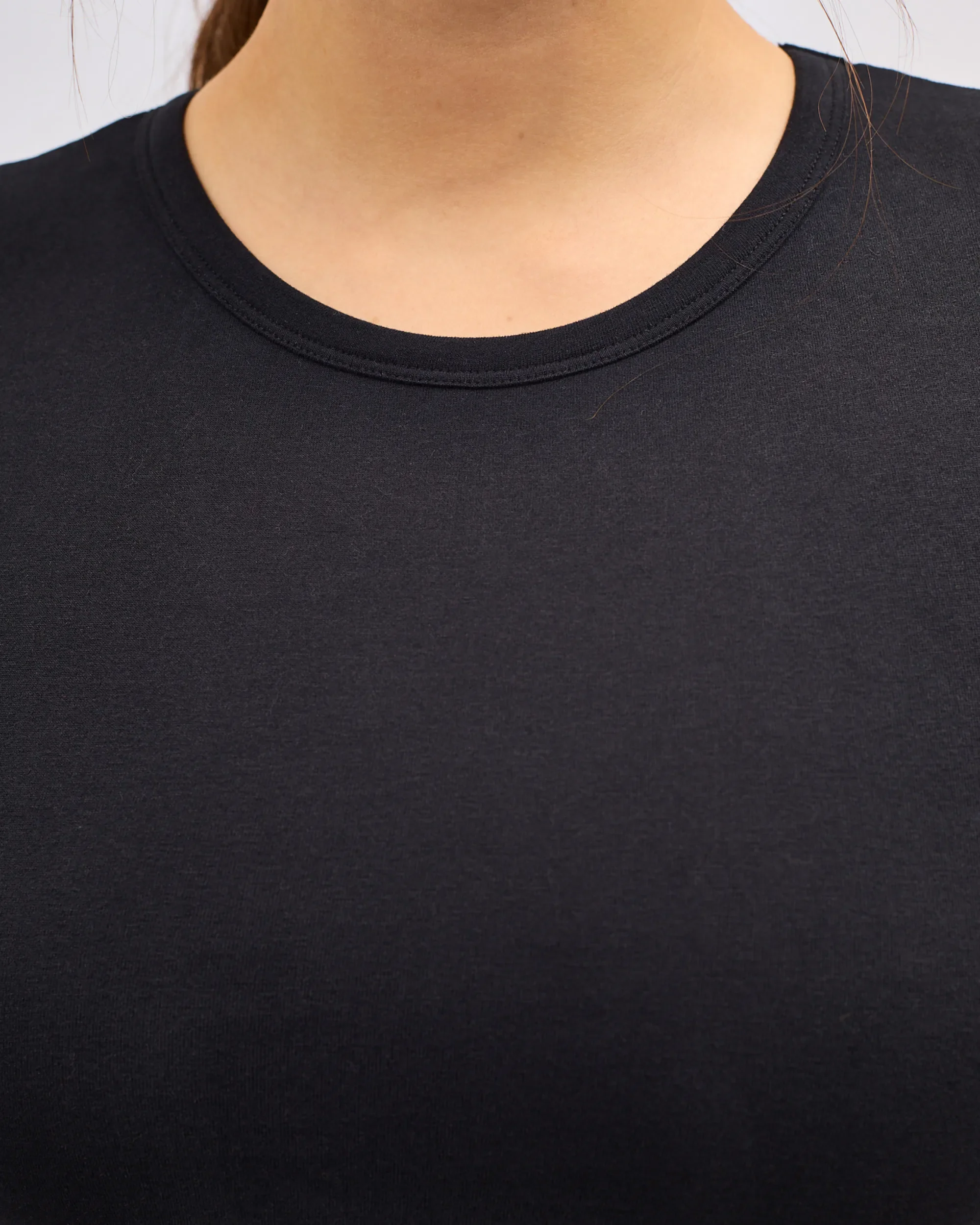 Tee-Shirt Col Rond Coton No Bra - Dark - Image 4